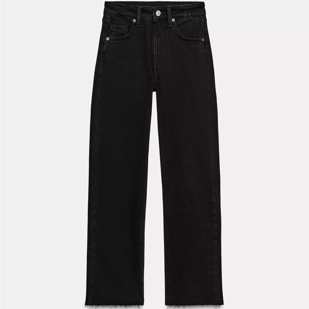 Zara HIGH WAIST - CROPPED - Picture 2 of 6